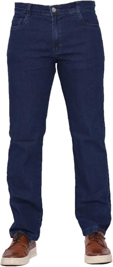 Calça Masculina Jeans Elastano GG Plus Size Malloy