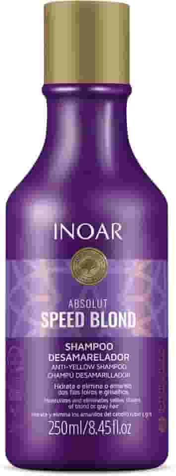 Shampoo Speed Blond Matizador 250Ml, Inoar, Transparente, 250 Ml