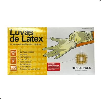 Descarpack Luva Procedimento Látex 100 Unidades Multicolorido