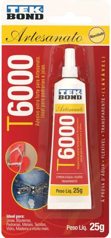 Cola De Artesanato Tekbond T6000 25g