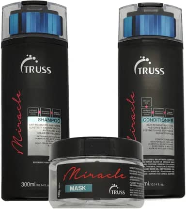 Kit Truss Miracle Shampoo, Condicionador e Máscara