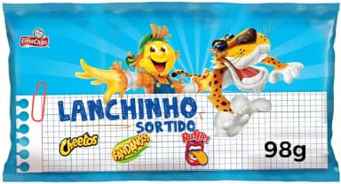 Kit Salgadinho Elma Chips Lanchinho Sortido 98G 5 Unidades