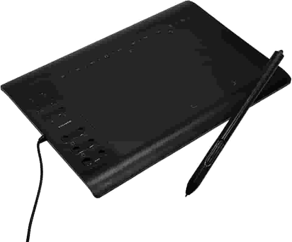 Mesa Digitalizadora 11,6 Polegadas Compatível Windows/Android/macOS Alta Precisão Sensibilidade 8192 Resolução 5080 LPI Designers Ilustradores e Edição de Imagens