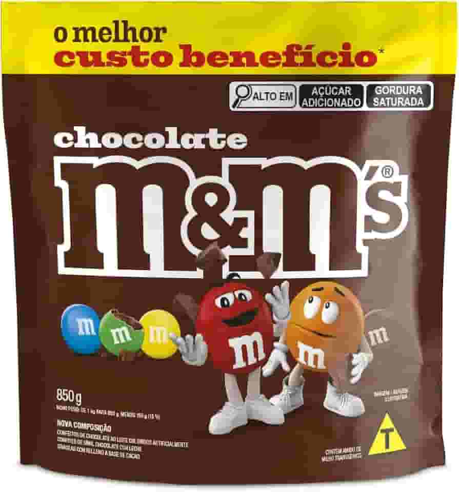 Chocolate M&M'S Ao Leite 850g