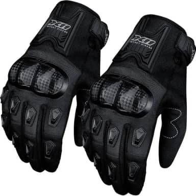 Luva X11 Blackout Moto Motoqueiro Motociclista Motoboy Cor Preto