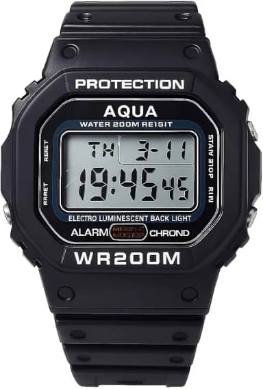 Relógio Digital Masculino Aqua 200M Prova D'água Original