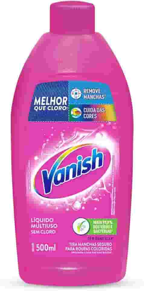 Vanish Tira Manchas Líquido Multiuso Para Roupas Coloridas 500Ml
