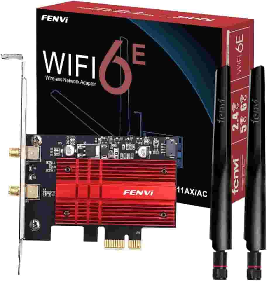 Placa de rede WiFi 6E AX210 PCI-E WiFi BT5.3 160MHz Tri-Band expande WiFi para 6GHz/5GHz/2,4GHz 5400Mbps Gigabit AX210ngw Desktop PC PCIe adaptador sem fio WiFi 6E 802.11ac ax MU-MIMO para Windows