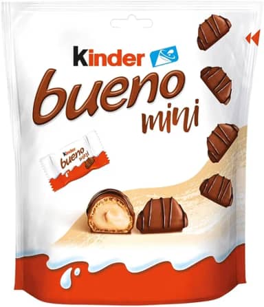 Kinder Bueno Mini - Bombons Kinder Bueno - Importado da Alemanha - 108g