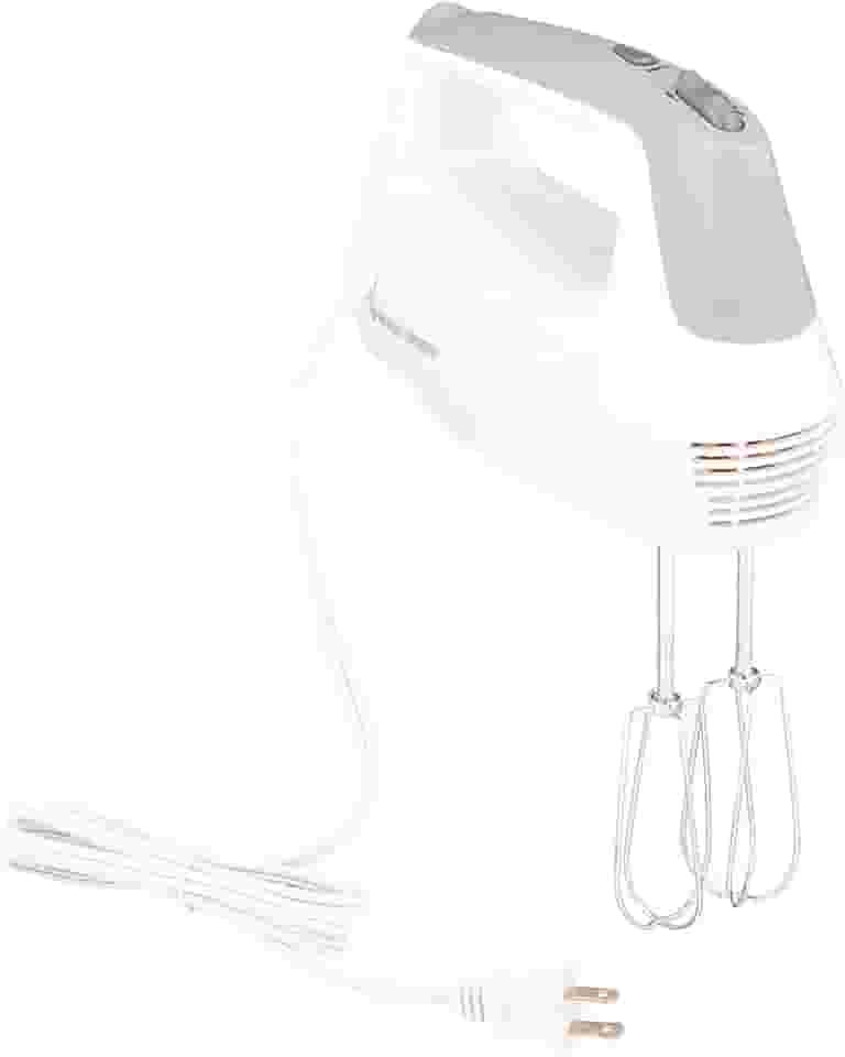 BLACK+DECKER Batedeira manual leve, branco, MX1500W