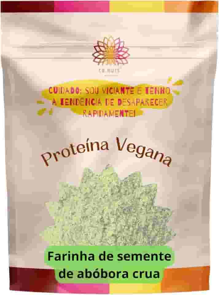 Proteina Vegana Semente de Abóbora Crua em Pó Pura Ca.nuts - Vegan Protein (500g)