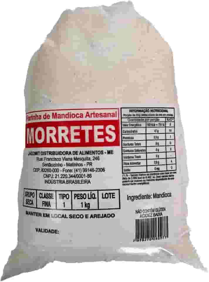 Farinha de Mandioca Artesanal de Morretes Fina 1kg