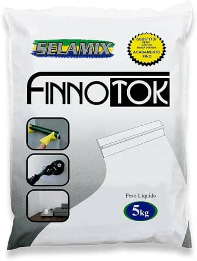 Massa de Acabamento Finnotok Branco 5Kg