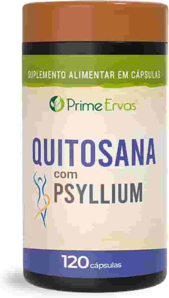 Quitosana Com Psyllium 500mg 120 Cápsulas