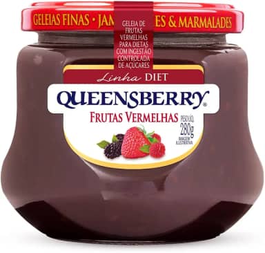 Geleia de Frutas Vermelhas Queensberry Diet 280g