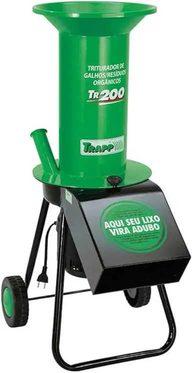 Triturador TR-200 Orgânico com Motor 1,5HP MONOFÁSICO TRAPP