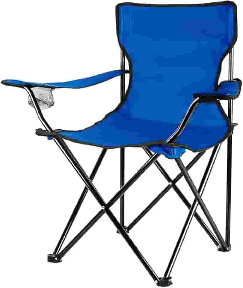Cadeira Camping e Pesca Dobrável Com Porta Copos e Bolsa 120kg