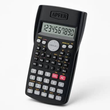 Calculadora Científica 240 Funções Display Duplo 10+2 Dígitos – Desligamento Automático, Pilha AAA – Ideal para Engenharia, Matemática, Física, Química, Faculdade, Escritório – Cor Preta