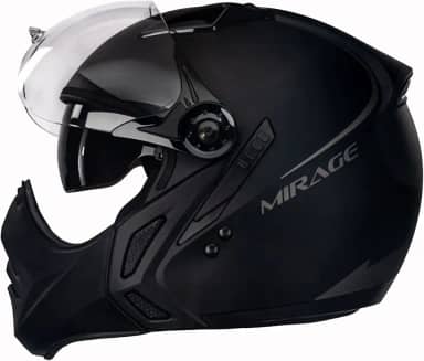Capacete Aberto Moto Peels Mirage Classic Preto Fosco/Grafite 56
