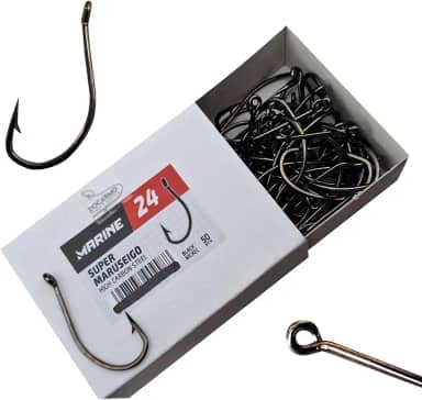 50 Anzol de Pesca Marine Sports Super Maruseigo n° 24 Farpa