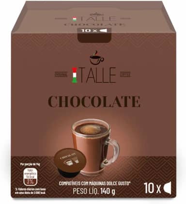 Cápsula De Chocolate Dolce Gusto Café Italle 10 Und
