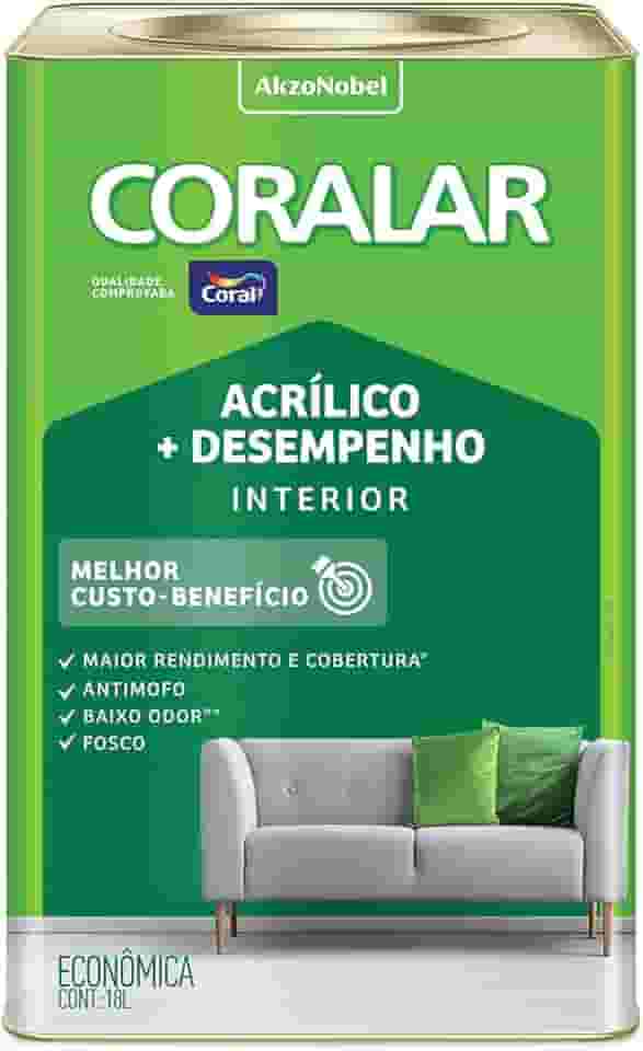 CORALAR ACRÍLICO MAIS DESEMPENHO CONCRETO 18L - CORAL