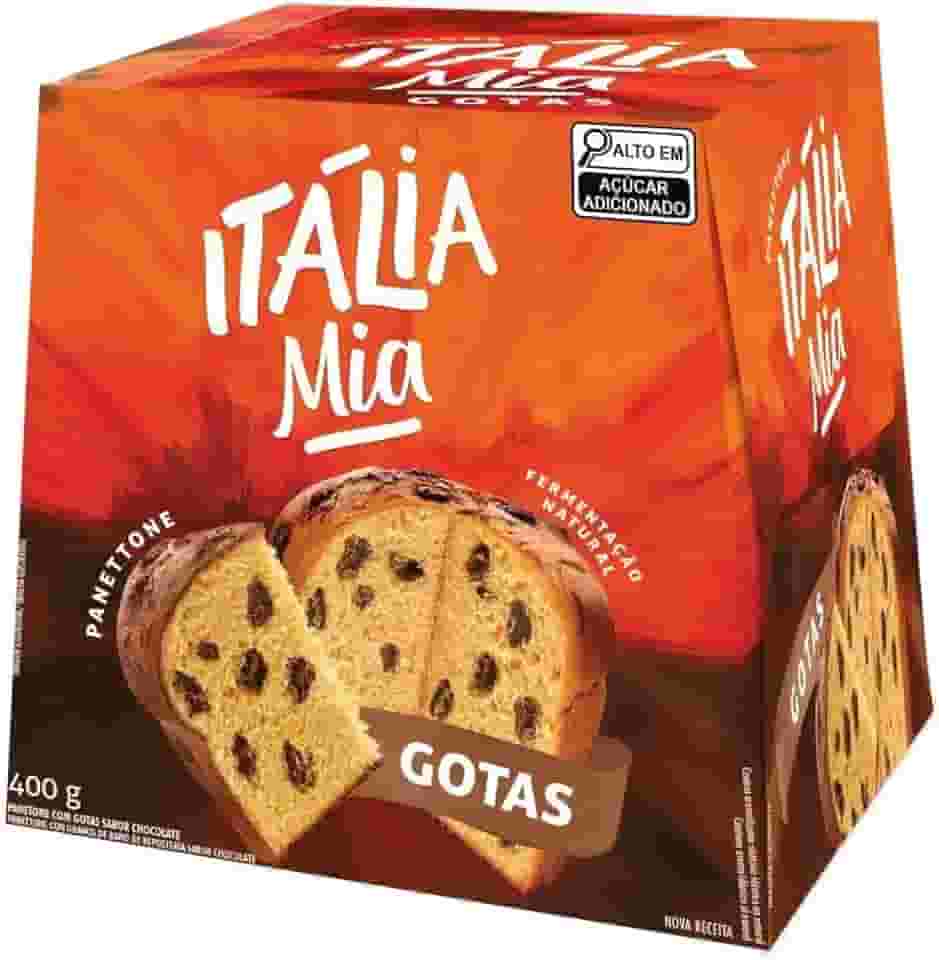 Panetone chocolate vegano italia mia 400g