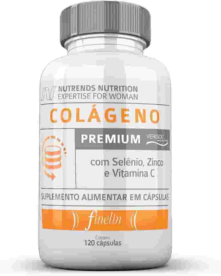 Nutrends Colágeno Hidrolisado Verisol Premium 120 Cápsulas Pacote De 120