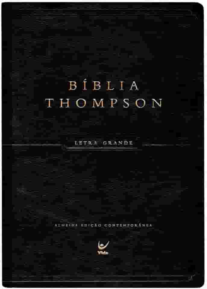 Bíblia Thompson - Letra Grande: Capa Luxo Preta