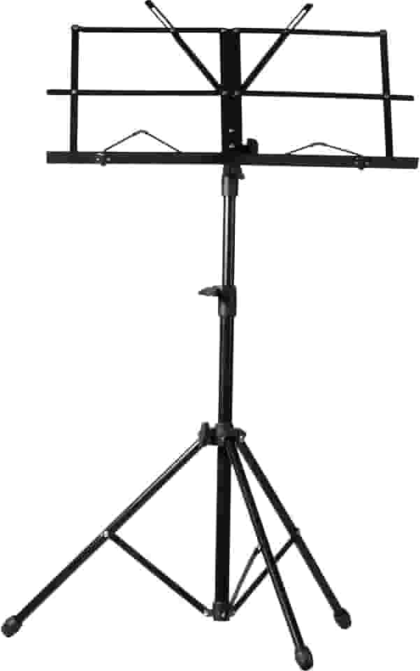 HAYONIK, Suporte Estante para Partitura, Altura Ajustável, Retrátil, Com Bolsa Para transporte, Super resistente, Preto