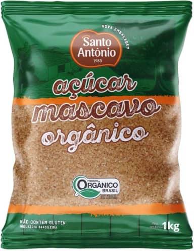 SANTO ANTONIO ALIMENTOS ACUCAR MASCAVO ORGANICO PCT 1KG