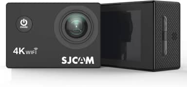 VEDO SJ~CAM C100 Plus Câmera de Ação 4K e 2K, Câmera de Ação de Polegar com Estabilização ElS, Resistente à Água até 30m, Bateria de 110 Minutos, Ideal para Esportes Aquáticos e Aéreos