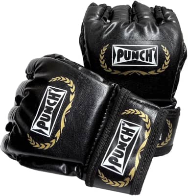 Luva Mma Couro Sintético Punch