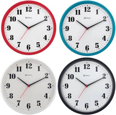 Relógio de Parede Quartz Vermelho Pantone 711