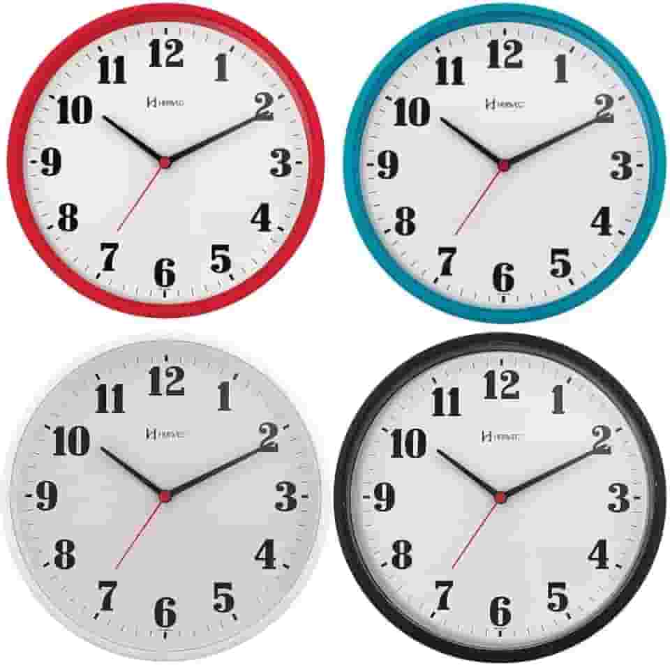 Relógio de Parede Quartz Vermelho Pantone 711