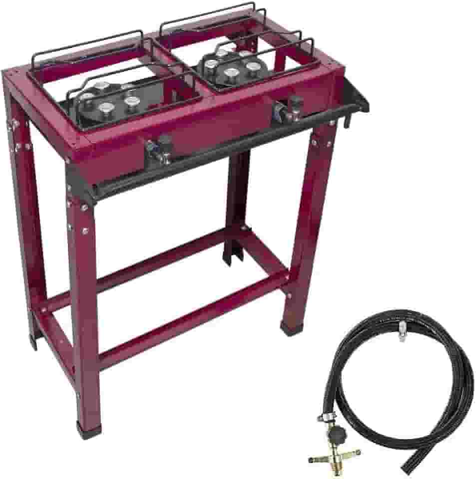 ROA, Fogão Industrial 2 Bocas Jr Alta Pressão C/Mang E Registro