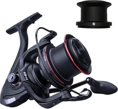 MARURI, Molinete de Pesca Praia TP 9000 V -14 Rolamentos - Drag:22kg - Carretel Alumino - C/Carretel Extra