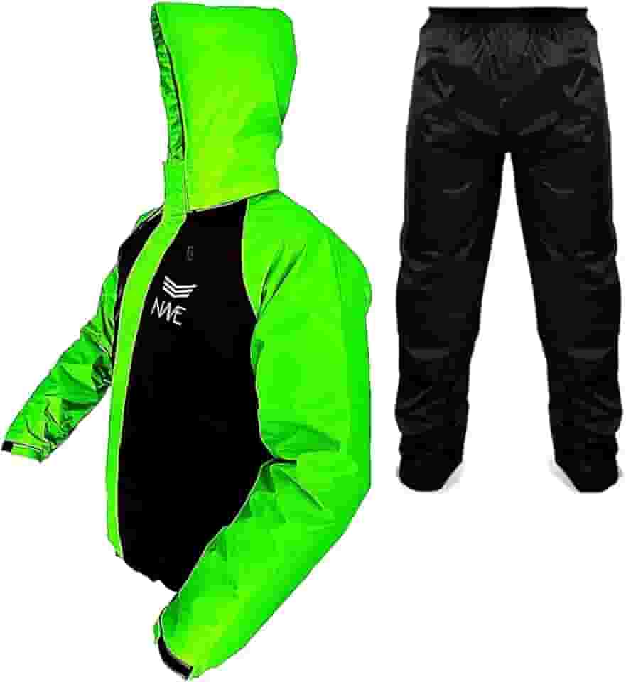 Capa De Chuva Motoqueiro Nylon Emborrachado Impermeável Nave