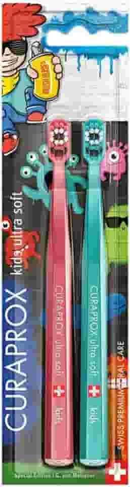 Escova de Dente Curaprox Kids Soft Duo Graffiti Edition CS5460 2 unidades