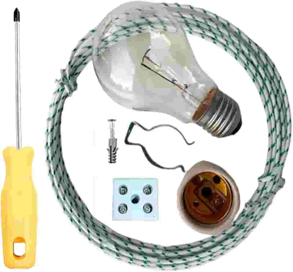 Kit Iluminação Para Churrasqueira Rápido e Fácil Montagem 220v