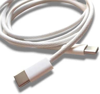 Cabo Tipo C para USB-C Tipo C compatível com Samsung, iPhone 15 16, Xiaomi, Motorola, Notebook e Celular – Turbo 60W Power Delivery, Carregamento Rápido, Nylon Trançado Reforçado Alta Resistência