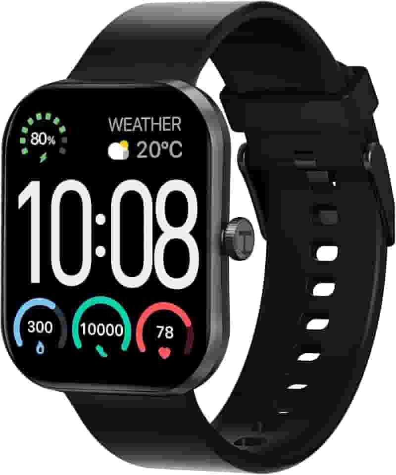 HAYLOU S6 Relógio Inteligente para Homens e Mulheres,Tela HD de 2,01',Bluetooth Telefone Chamada,127 Modos de Treino,IP68 à Prova d‘Água Relogio Smartwatch