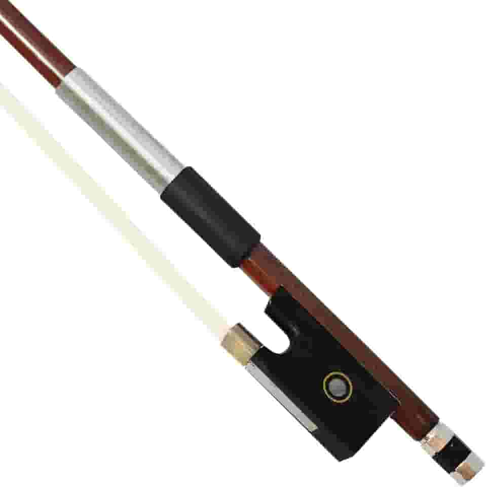 Arco Estudante Cromado Redondo Para Violino 4/4