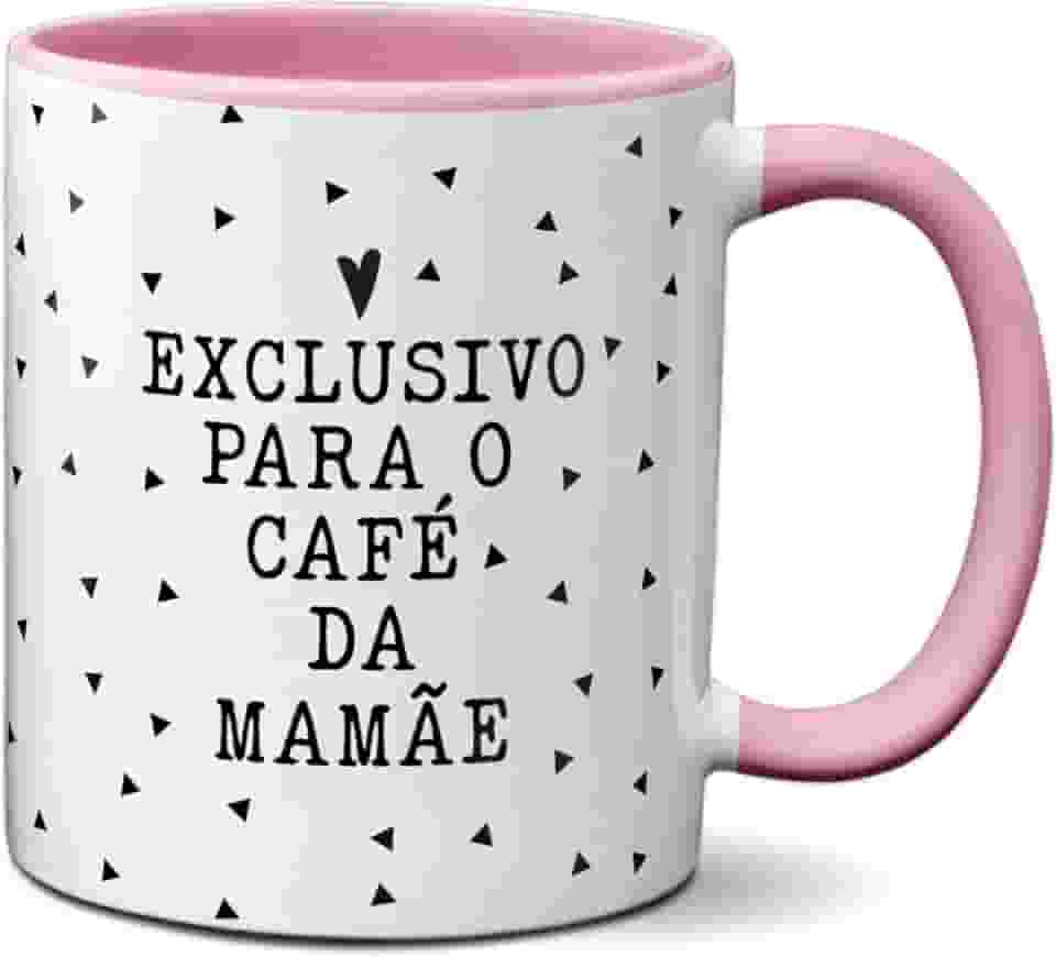 Caneca Para Uso Exclusivo Para O Café Da Mamãe Presente Fofo (Rosa)