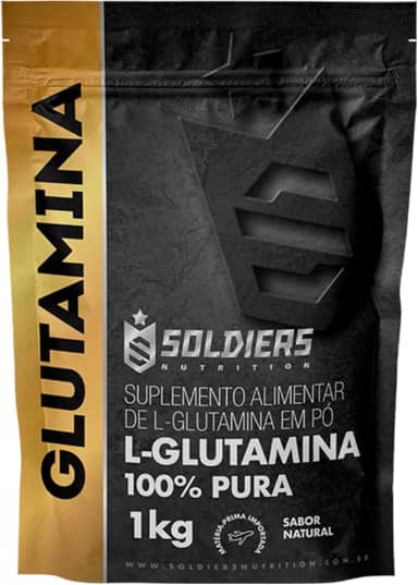 L-Glutamina 1kg - 100% Pura Importada - Soldiers Nutrition