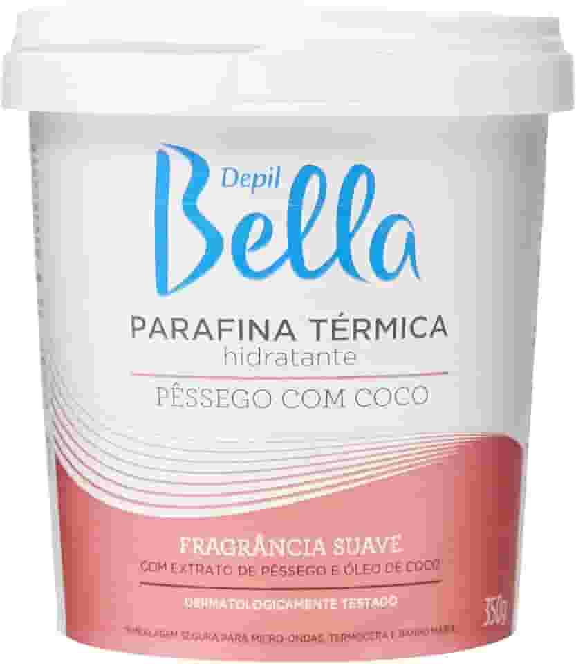 Depil Bella - Parafina Térmica Hidratante Profissional Pêssego com Coco 350g