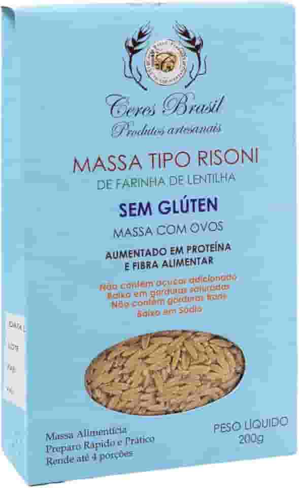 Macarrão Risoni de Lentilha Amarela Sem Glúten Ceres 200g