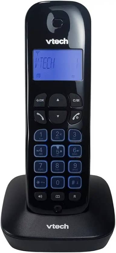 Telefone sem Fio Vt685Se Dect 6. 0 Digital com Id chamada Viva-Voz e Secret eletrônica, Vtech, 3302458, Branco