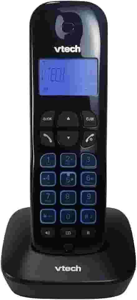 Telefone sem Fio Vt685Se Dect 6. 0 Digital com Id chamada Viva-Voz e Secret eletrônica, Vtech, 3302458, Branco