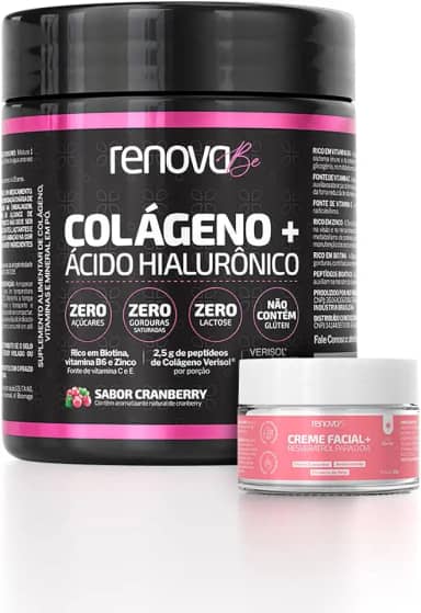 Renova Be Collagen + Ácido Hialurônico e Biotina - Loja Oficial 1 unid